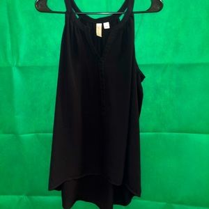 Black tank top